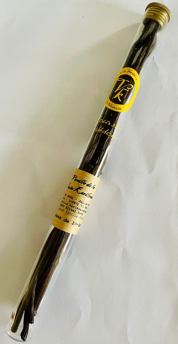 Vanille de la Haute Karikouié 10-14cm par 8 gousses