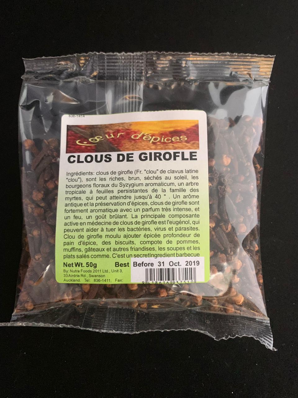 Clous de girofle moulus - Épices Crousset
